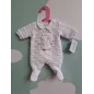Tutina Chicco Chicco Bianco Pinguino Con Body e Cappellino 1 M - 50 Cm
