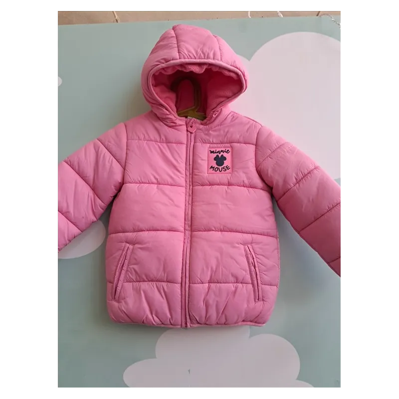 Piumino Minnie Rosa Interno In Pile 4/5 A