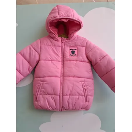 Piumino Minnie Rosa Interno In Pile 4/5 A