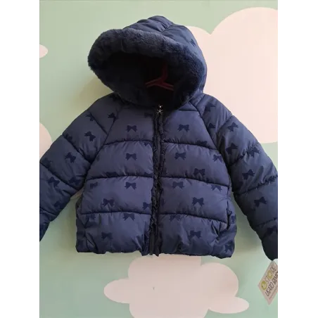 Piumino Blu Fiocchetti Prenatal Interno In Pile 4/5 A
