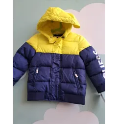 Piumino Guess Giallo e Blu Nuovo 2 A