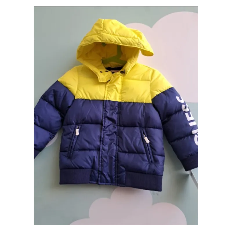 Piumino Guess Giallo e Blu Nuovo 2 A