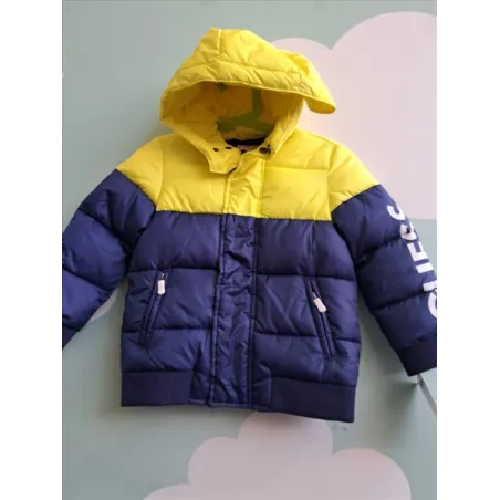 Piumino Guess Giallo e Blu Nuovo 2 A