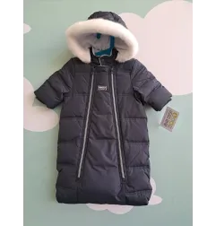 Tutone Chicco Blu Con Cappuccio Bordo Bianco
