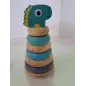 Gioco Impilabile In Legno Dinosauro