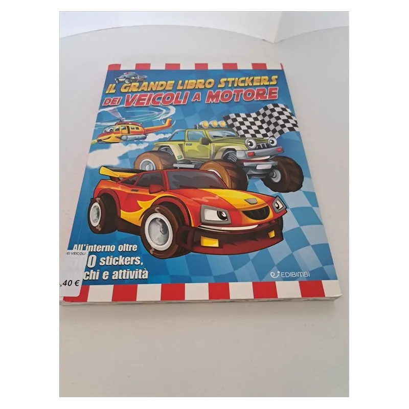 Il Grande Libro Stickers Dei Veicoli A Motore