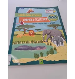 Album Sticker e Indovinelli Animali Selvatici