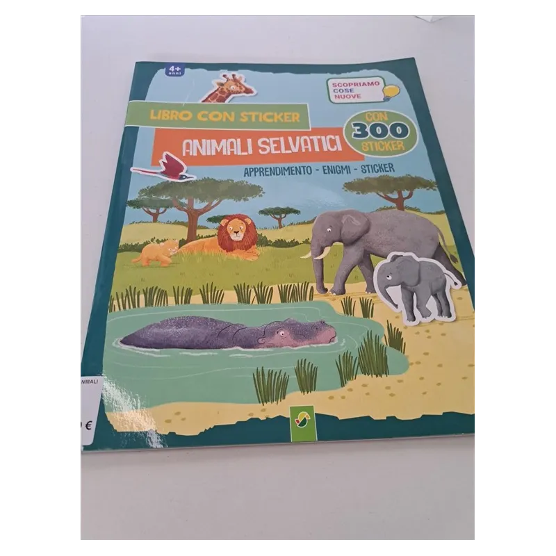 Album Sticker e Indovinelli Animali Selvatici