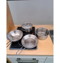 Pentolini In Acciaio 4 PZ