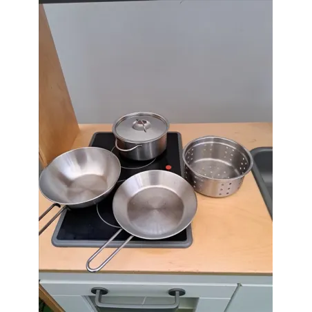Pentolini In Acciaio 4 PZ