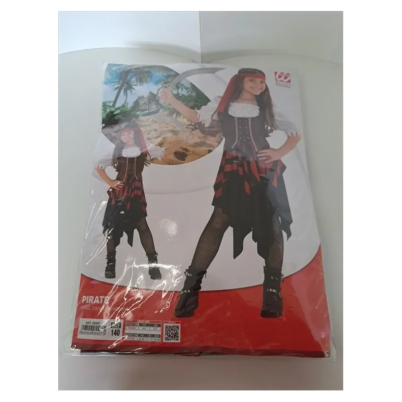 Vestito Carnevale / Halloween Piratessa Grande Taglia 40/42