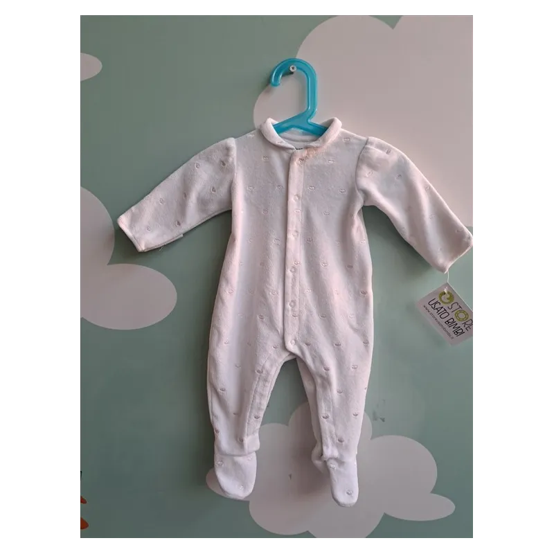Tutina Bianca e Rosa Prenatal 3/6 M