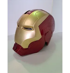 Maschera / Casco Iron Man Con Occhi Lunimosi