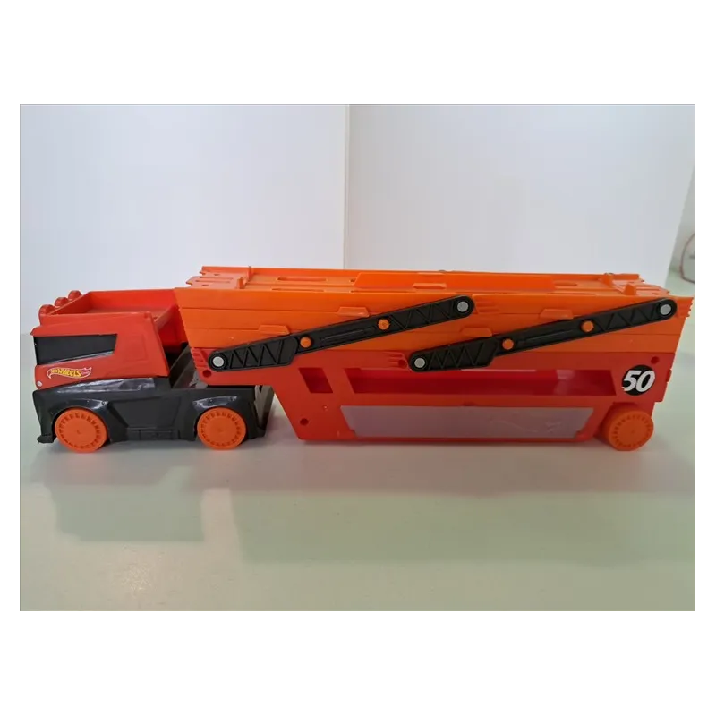 Camion Portamacchinine Hotwheels Arancione Per 50 Macchinine