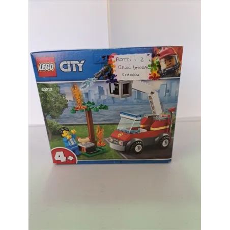 LEGO City 60212 Fire Barbecue in Fumo con Camion dei Pompieri - Gancetti Camioncini Rotti