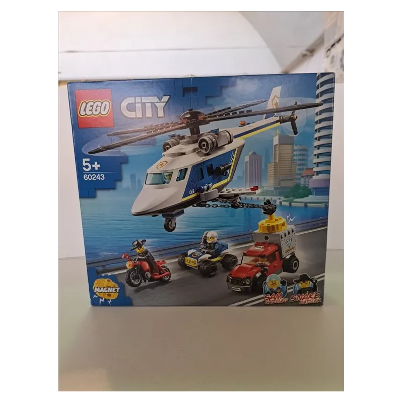 LEGO 60243 City Police Inseguimento sull'elicottero della Polizia