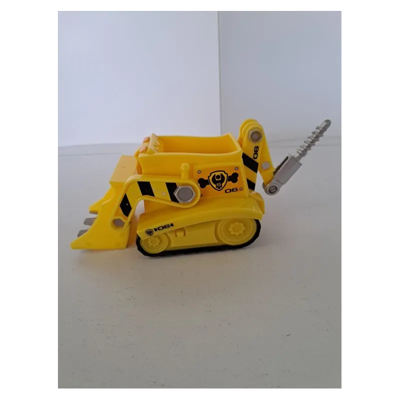 Paw Patrol Mezzo Di Rubble Giallo Senza Personaggio