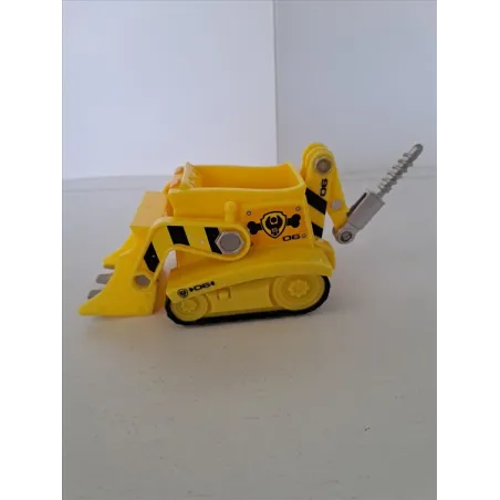 Paw Patrol Mezzo Di Rubble Giallo Senza Personaggio