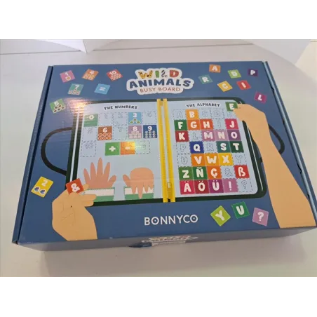 Gioco Busy Board Animali - Pannello Sensoriale Con Giochi