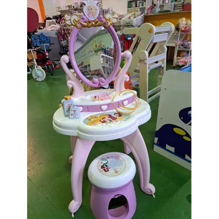 Specchiera Principesse Smoby con sgabello, specchio girevole e accessori