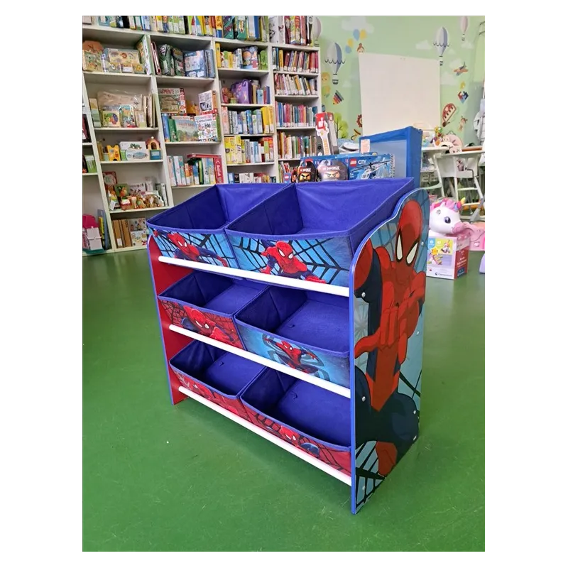 Portagiochi / Oggetti Da Cameretta Spiderman 6 Scatole