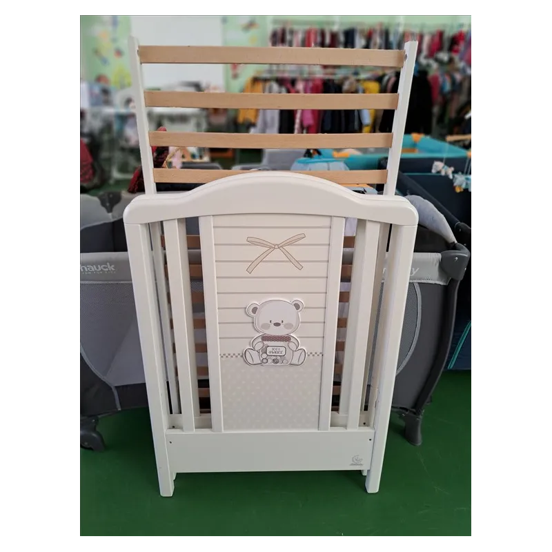 Lettino Bianco In Legno Con Orsetti Sweet Bear