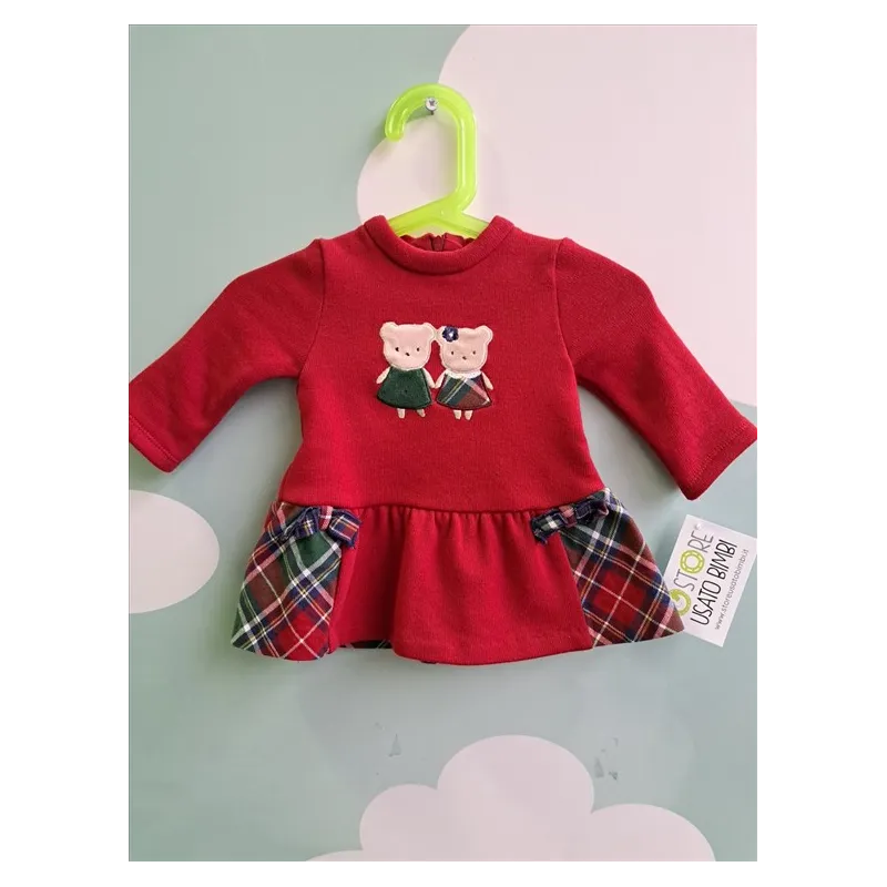 Vestito Rosso Orsetti Natalizio Mayoral 4/6 M