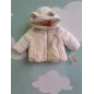Piumino / Cappottino Con Bordi In Pelliccetta e Orecchie 3/6 M