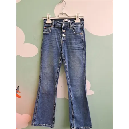 Jeans Zara a Zampa Con Bottoni 9 A