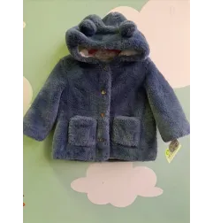 Pellicciotto Blu Mango 18/24 M