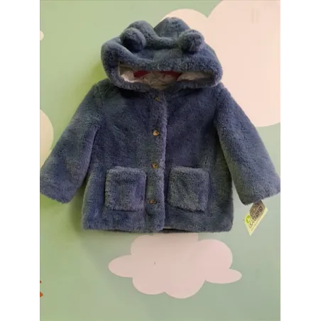 Pellicciotto Blu Mango 18/24 M