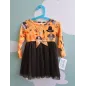 Vestito Halloween Arancionee Nero 2/3  Anni