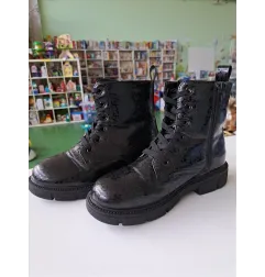 Anfibi Neri Stringati N 34