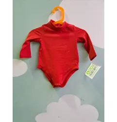 Body Rosso Collo Alto 6 M