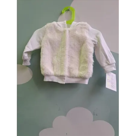 Felpa Orsetto Chicco Bianca 9 M