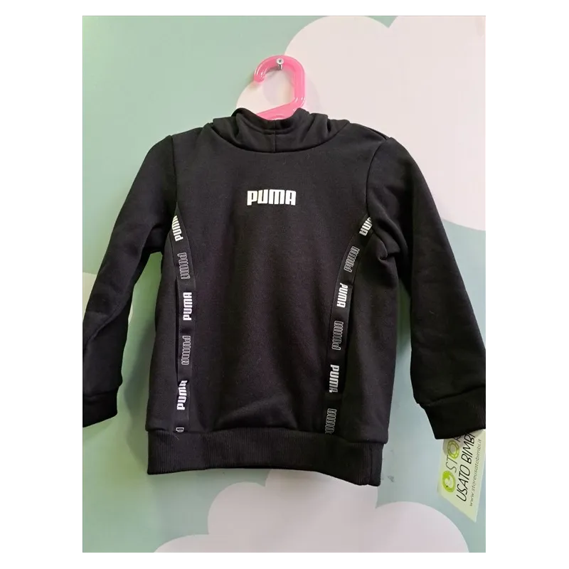Felpa Puma Nera Felpata 4 A