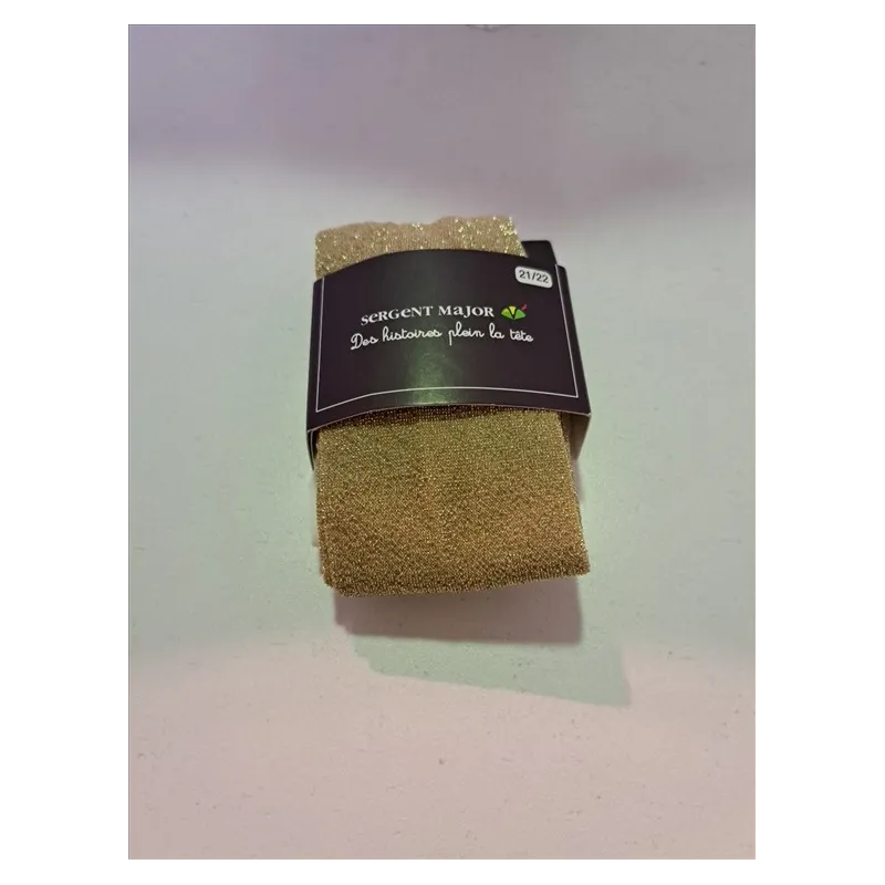 Collant Lurex Oro N 21/22 Nuovi