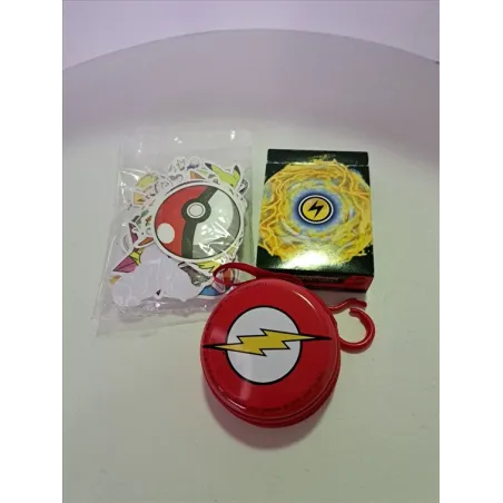 Set Pokemon Con Portamonete, Adesivi e Carte