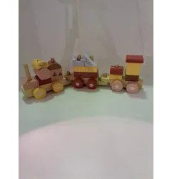 Gioco Trenino In Legno Impilabile