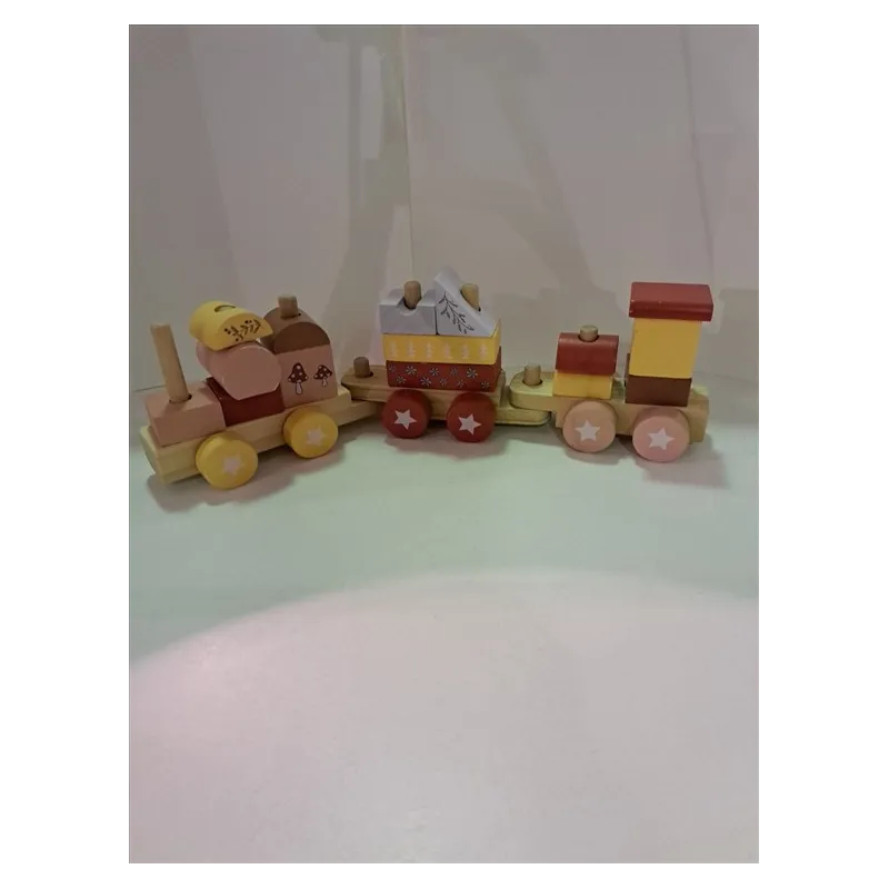 Gioco Trenino In Legno Impilabile
