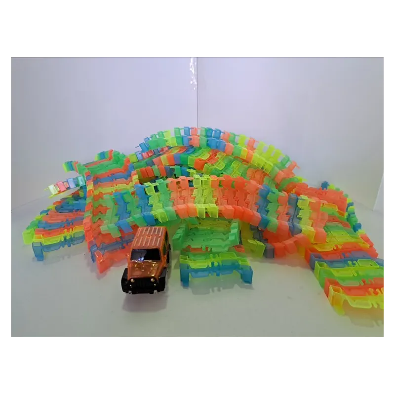 Pista Roll Master Colorata Con Macchina Arancione