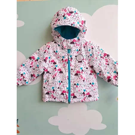 Giacca Neve / Montagna Bianca e Rosa 18 M