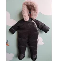 Tutona Invernale Imbottita Con Cappuccio In Pellicciotto Morbidissimo 3 M