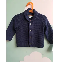 Cardigan Blu Obaibi 18 M - 80 Cm