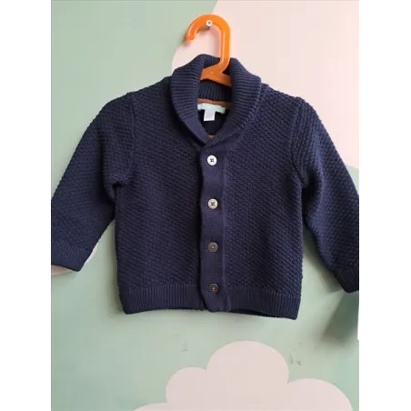 Cardigan Blu Obaibi 18 M - 80 Cm