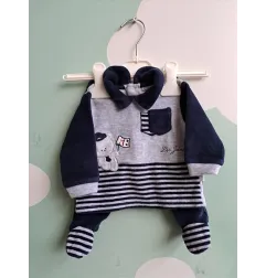 Tutina In Spezzata Morbidissima In Ciniglia 1/3 M