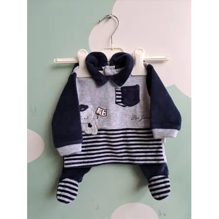 Tutina In Spezzata Morbidissima In Ciniglia 1/3 M