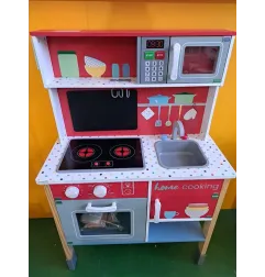 Cucina Rossa In Legno Home Cooking Bellissima