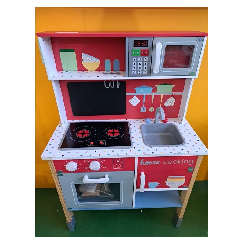 Cucina Rossa In Legno Home Cooking Bellissima