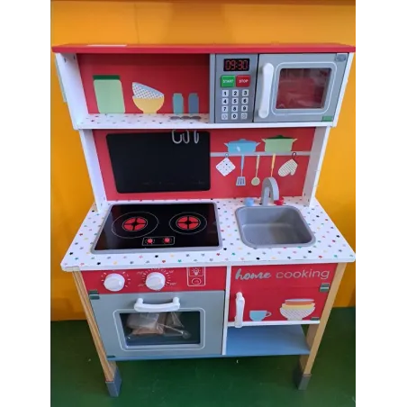 Cucina Rossa In Legno Home Cooking Bellissima